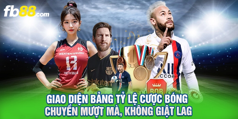 Giao diện bảng tỷ lệ cược bóng chuyền mượt mà, không giật lag.